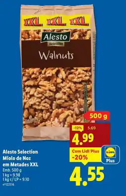 Lidl Alesto Selection Miolo de Noz em Metades XXL promoção