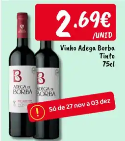 Ponto Fresco Vinho Adega Borba Tinto promoção