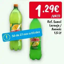 Ponto Fresco Ref. Sumol Laranja/ Ananás promoção