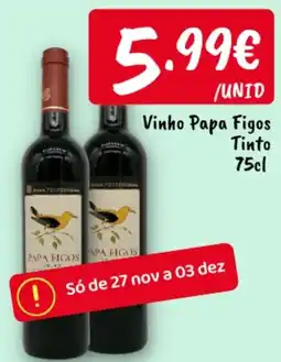 Ponto Fresco Vinho Papa Figos Tinto promoção