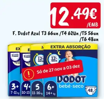 Ponto Fresco F. Dodot Azul promoção