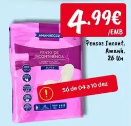 Ponto Fresco Pensos Incont. Amanh. promoção
