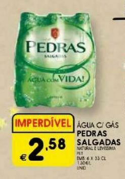 Meu Super Água com gás pedras salgadas promoção