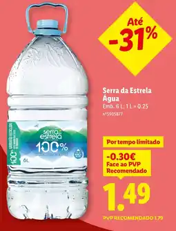 Lidl Serra da Estrela Água promoção