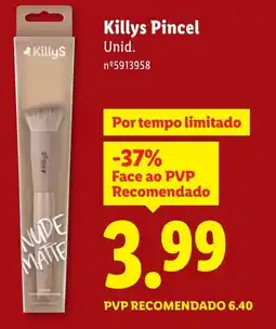 Lidl Killys Pincel Unid. promoção
