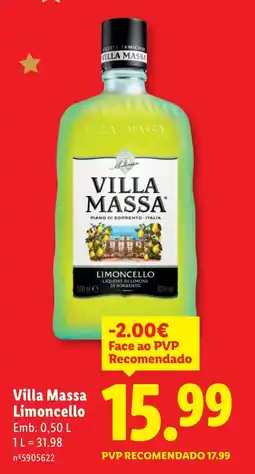 Lidl Villa Massa Limoncello promoção