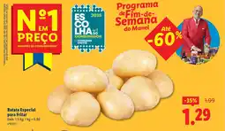 Lidl Batata Especial para Fritar promoção