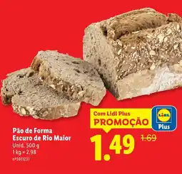 Lidl Pão de Forma Escuro de Rio Maior promoção