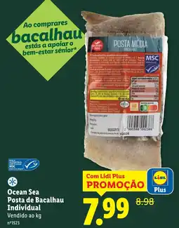 Lidl Ocean Sea Posta de Bacalhau Individual promoção
