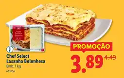 Lidl Chef Select Lasanha Bolonhesa promoção