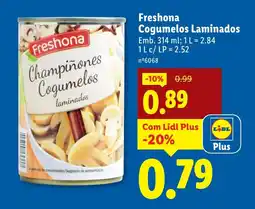Lidl Freshona Cogumelos Laminados promoção