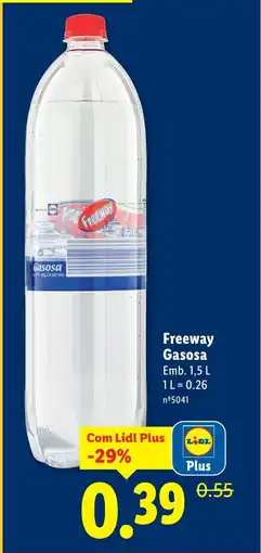Lidl Freeway Gasosa promoção