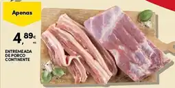 Continente Entremeada de porco continente promoção