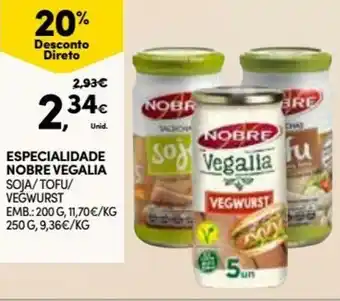 Continente Especialidade Nobre Vegalia 200g promoção