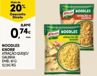 Continente Noodles Knorr 61g promoção