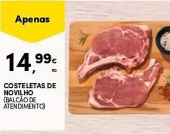 Continente Costeletas de novilho promoção