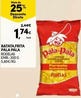 Continente Batata Frita Pála-Pála Palha 300g promoção
