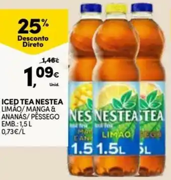 Continente Iced Tea Nestea 1,5L promoção