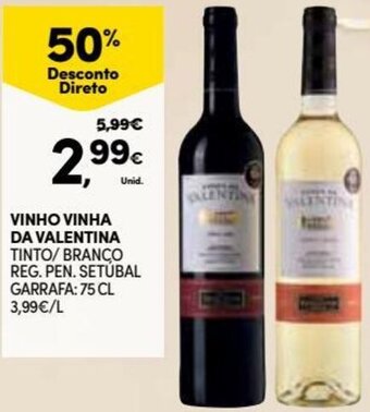 Continente Vinho Vinha da Valentina 75cl promoção