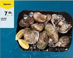 Continente Ostras frescas promoção