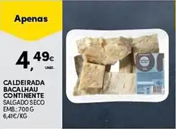 Continente Caldeirada bacalhau continente salgado seco promoção