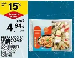 Continente Preparado p/ mariscadas/ glúten continente promoção