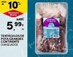 Continente Tentáculos de pota grandes continente congelados promoção