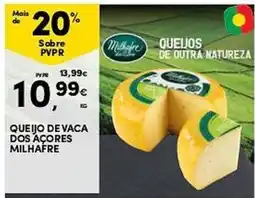 Continente Queijo de vaca dos açores milhafre promoção
