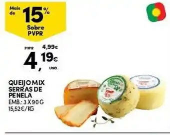 Continente Queijo mix serras de penela promoção