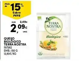 Continente Queijo biologico terra nostra promoção