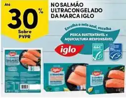 Continente No salmão ultracongelado damarca iglo promoção