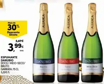 Continente Espumante Danubio 75cl promoção