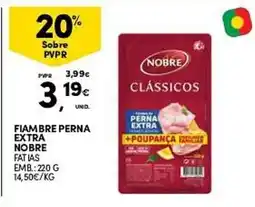 Continente Fiambre perna extra nobre promoção