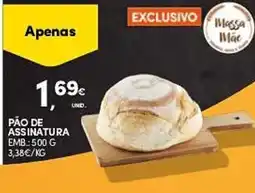 Continente Pão de assinatura promoção