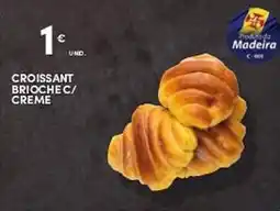 Continente Croissant brioche c/ creme promoção