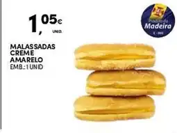 Continente Malassadas creme amarelo promoção