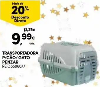 Continente Transportadora P/Cão/ Gato Penzar promoção