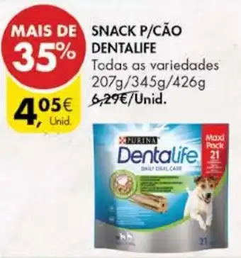 Pingo Doce Snack P/Cão Dentalife 207g/345g/426g promoção