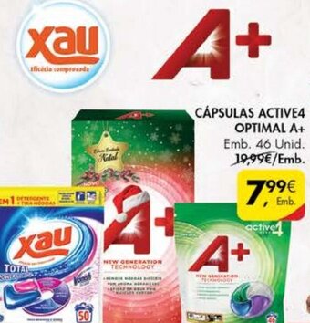 Pingo Doce Cápsulas Active4 Optimal A+ 46 Unid promoção