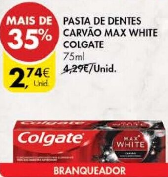 Pasta de Dentes Carvão Max White Colgate 75ml