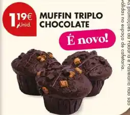 Pingo Doce Muffin triplo chocolate promoção