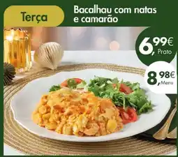 Pingo Doce Bacalhau com natas e camarão promoção