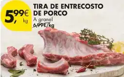 Pingo Doce Tira de entrecosto de porco promoção