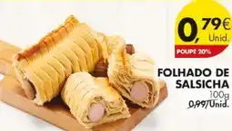 Pingo Doce Folhado de salsicha promoção
