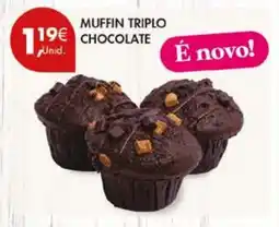 Pingo Doce Muffin triplo chocolate promoção