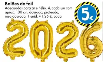 TEDi Balões de foil promoção