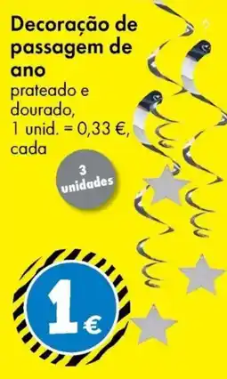 TEDi Decoração de passagem de ano promoção