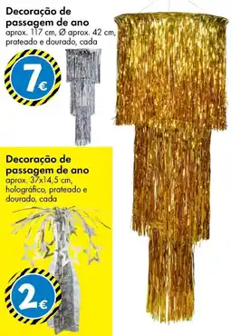 TEDi Decoração de passagem de ano promoção