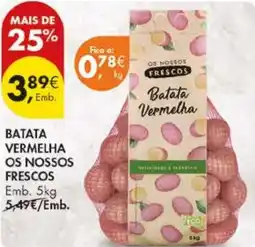 Pingo Doce Batata vermelha os nossos frescos promoção