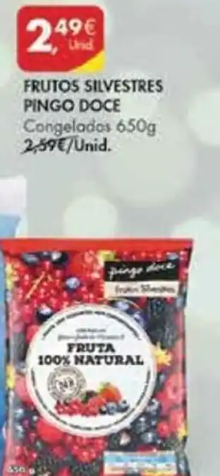 Pingo Doce Frutos Silvestres Pingo Doce 650g promoção